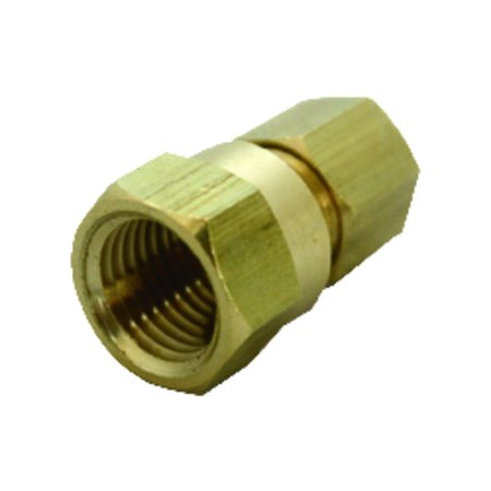 JMF 1/2 in. Compression X 3/8 in. D FPT Brass Adapter 4503470